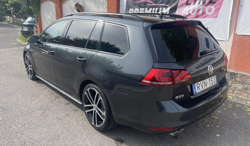 VOLKSWAGEN GOLF VII Variant 2.0 TDI BMT GTD DYNAUDIO/ÜLÉSFŰTÉS/TOLATÓKAMERA/VÉGIG SZERVIZELT full