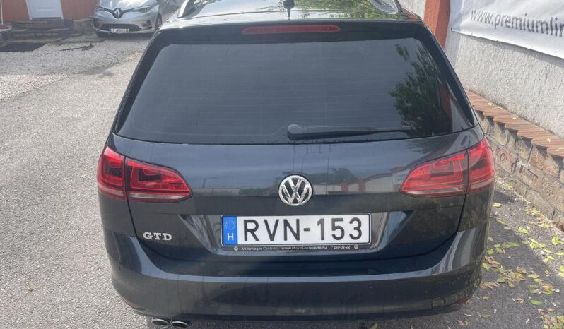 VOLKSWAGEN GOLF VII Variant 2.0 TDI BMT GTD DYNAUDIO/ÜLÉSFŰTÉS/TOLATÓKAMERA/VÉGIG SZERVIZELT full